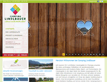 Tablet Screenshot of camping-inzell.de